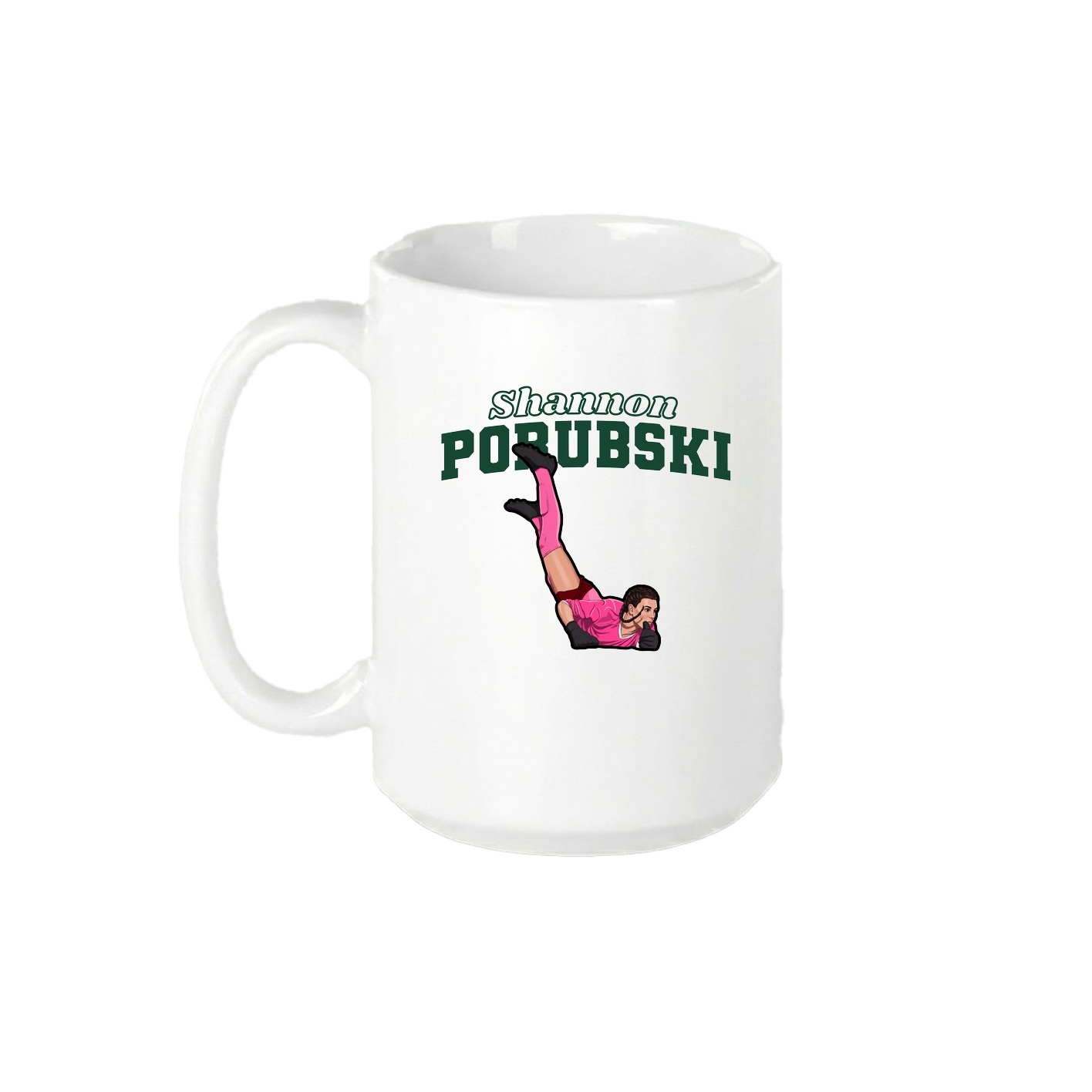 15oz Coffee Mug — Name Arch in White