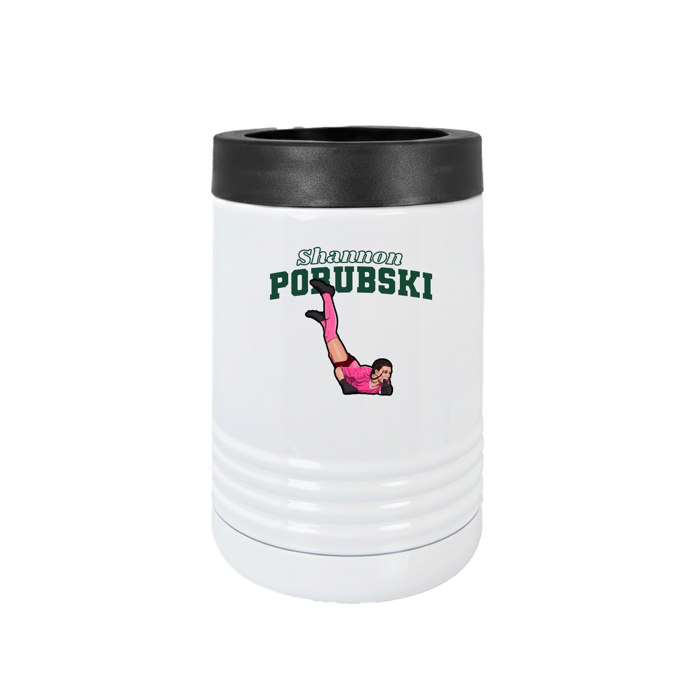 Beverage Holder — Name Arch in White