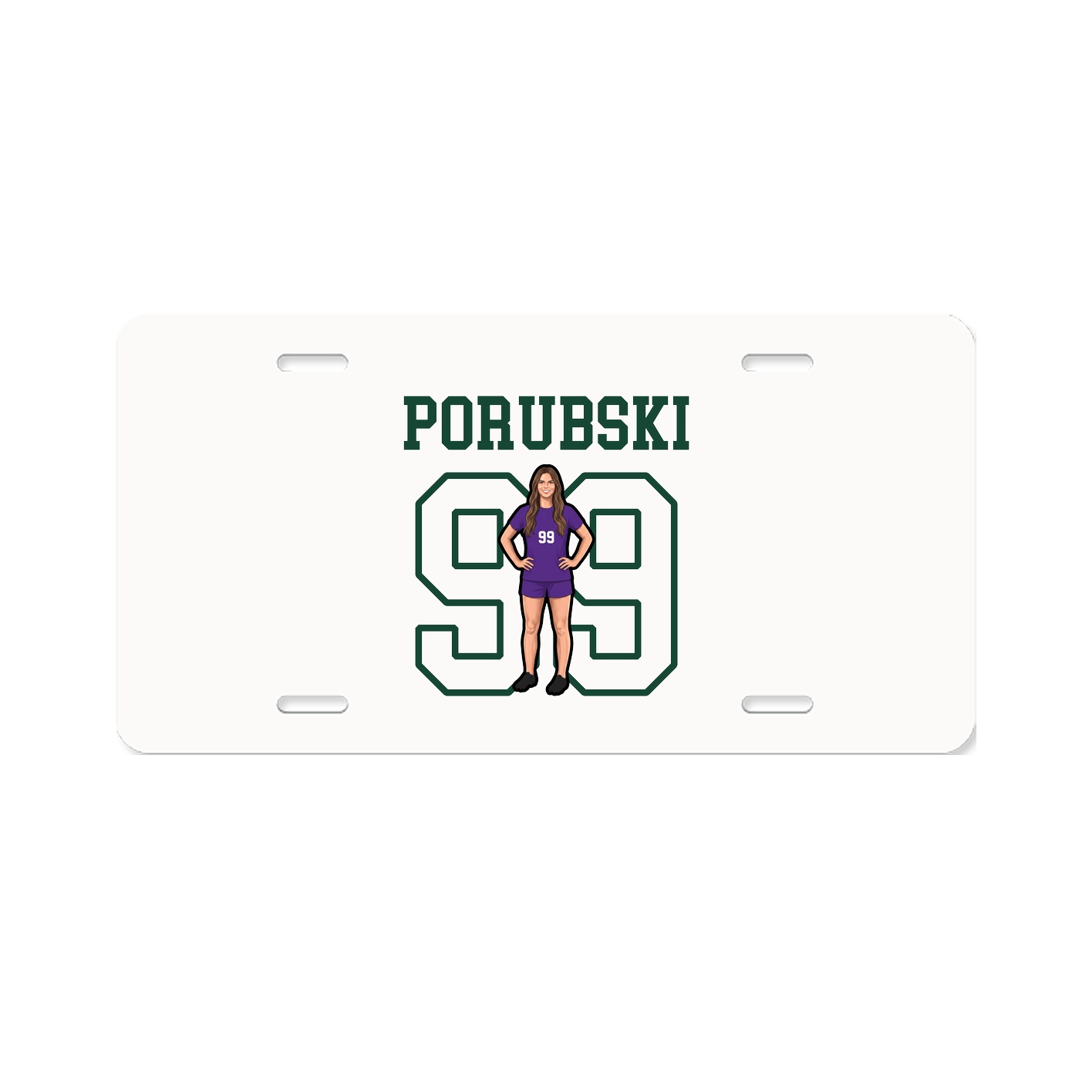 License Plate — Shirsey in Classic