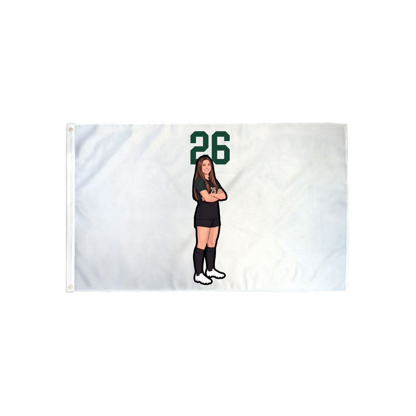 3x5 Flag — Number Top in Classic