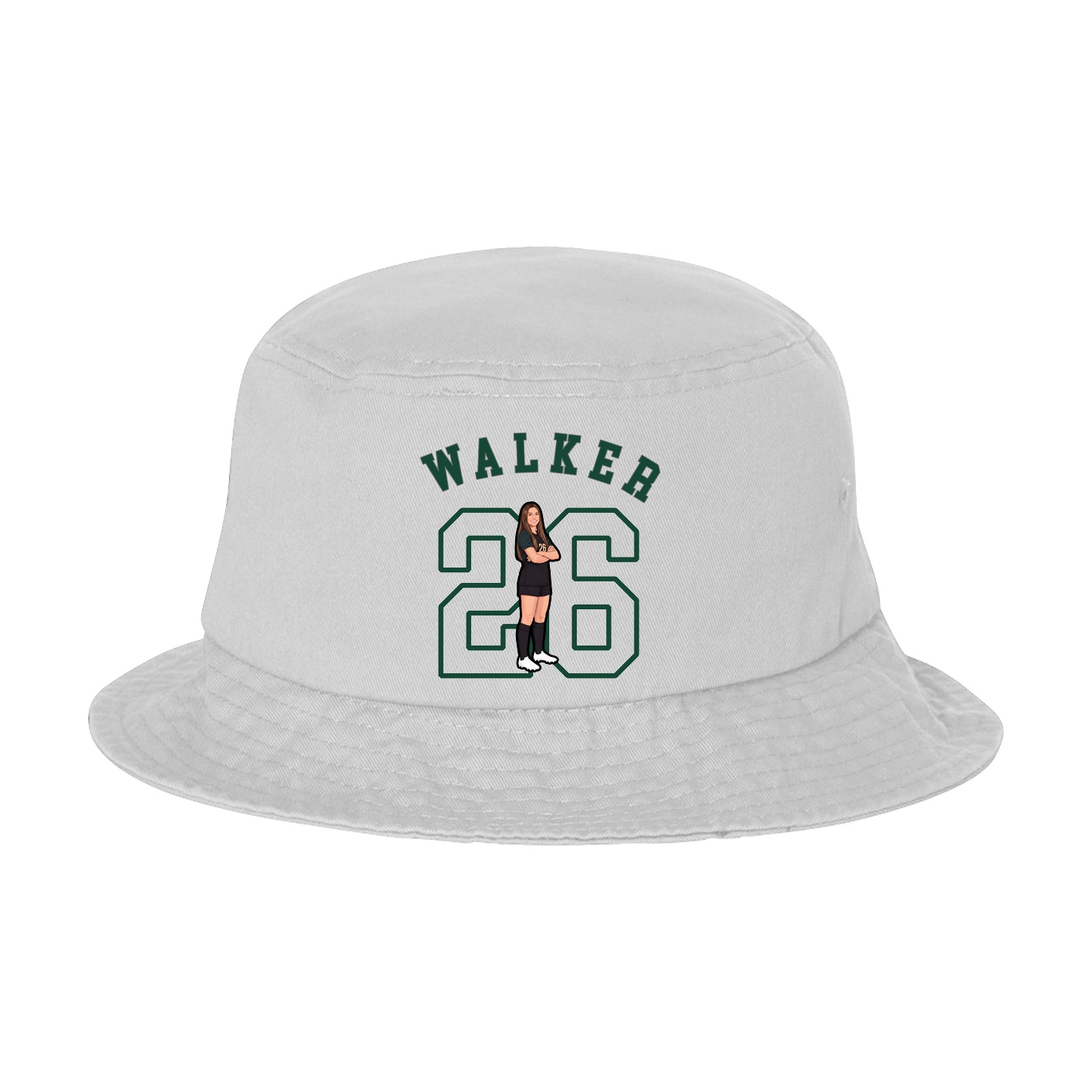 Bucket Cap — Shirsey Arch in White