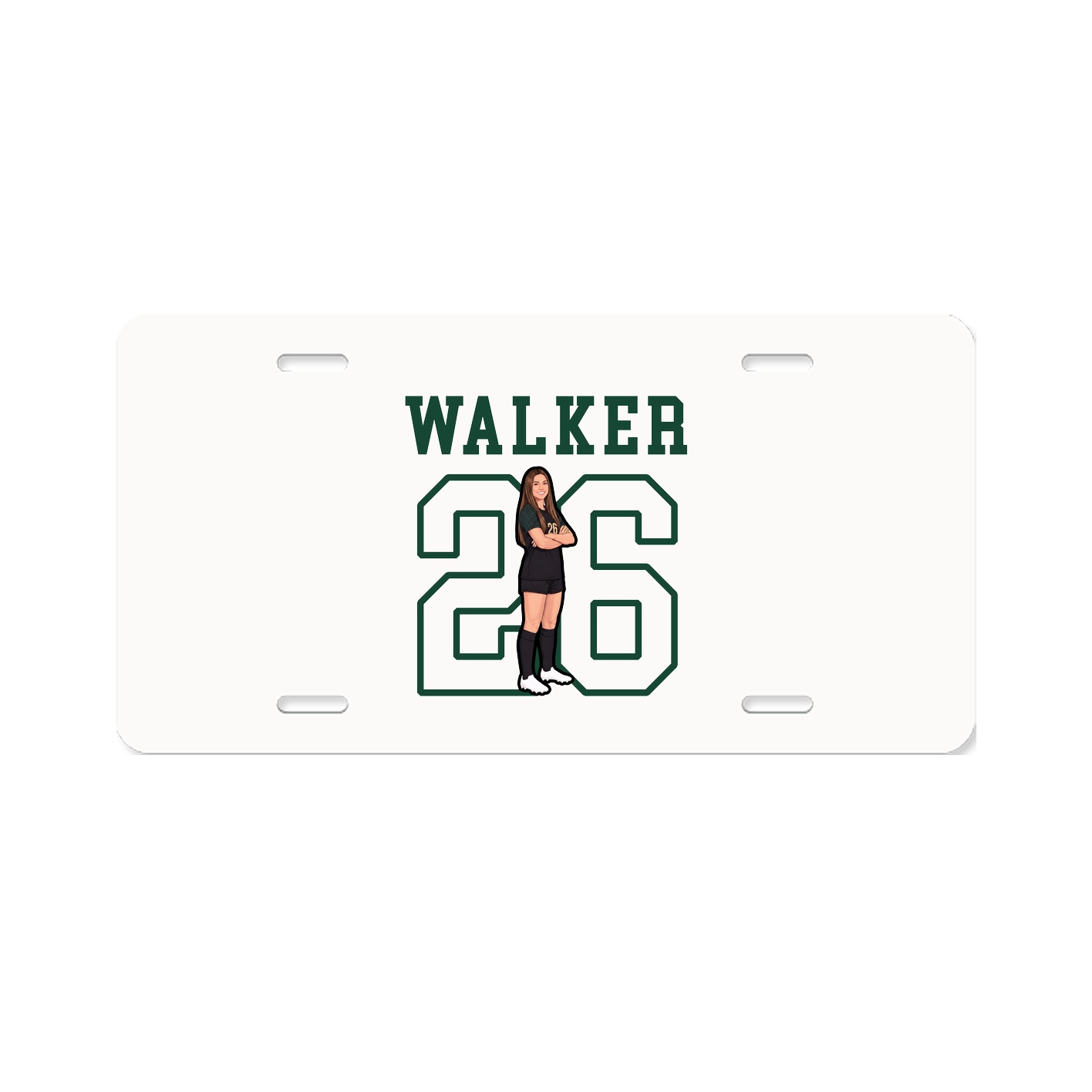 License Plate — Shirsey in Classic