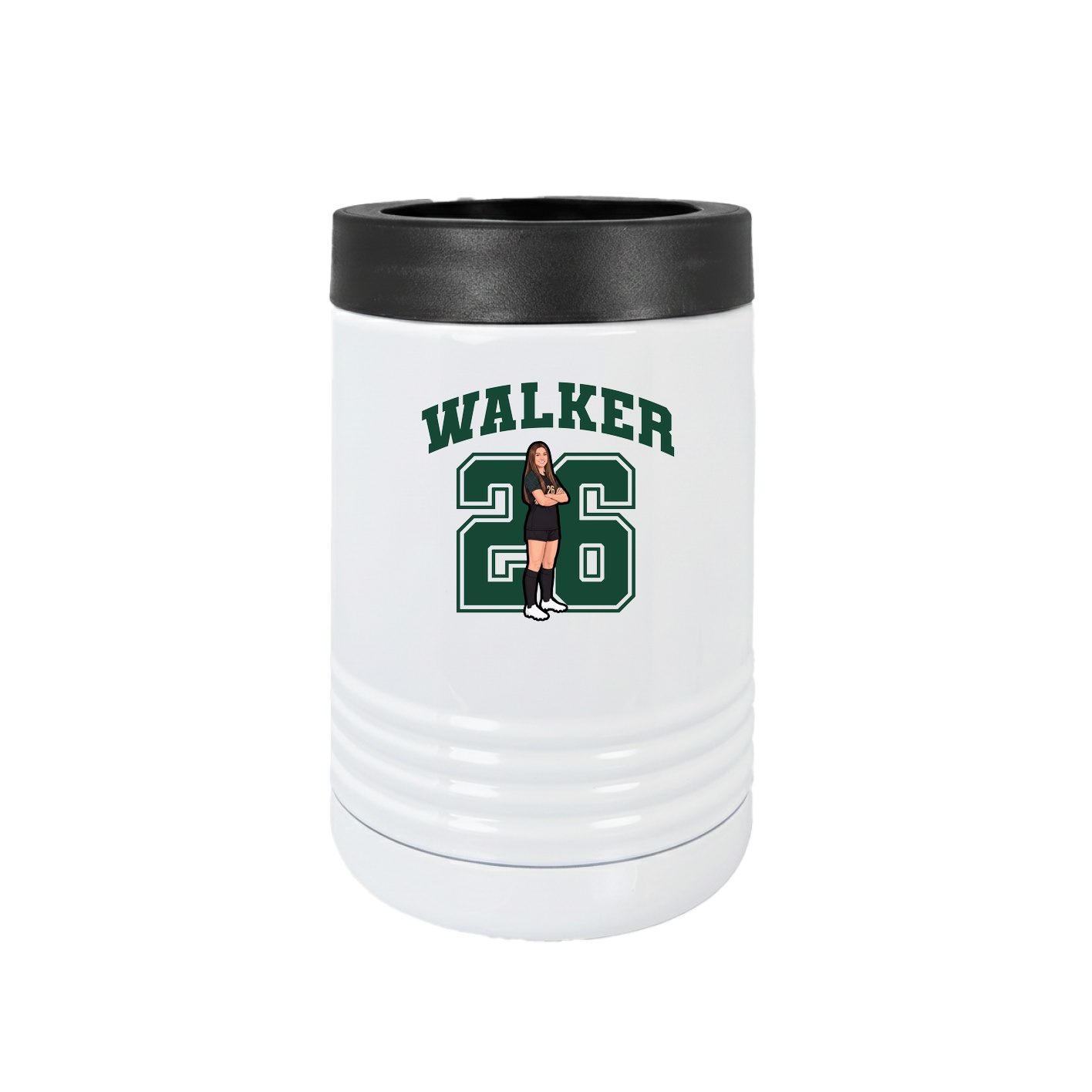 Beverage Holder — Number in White