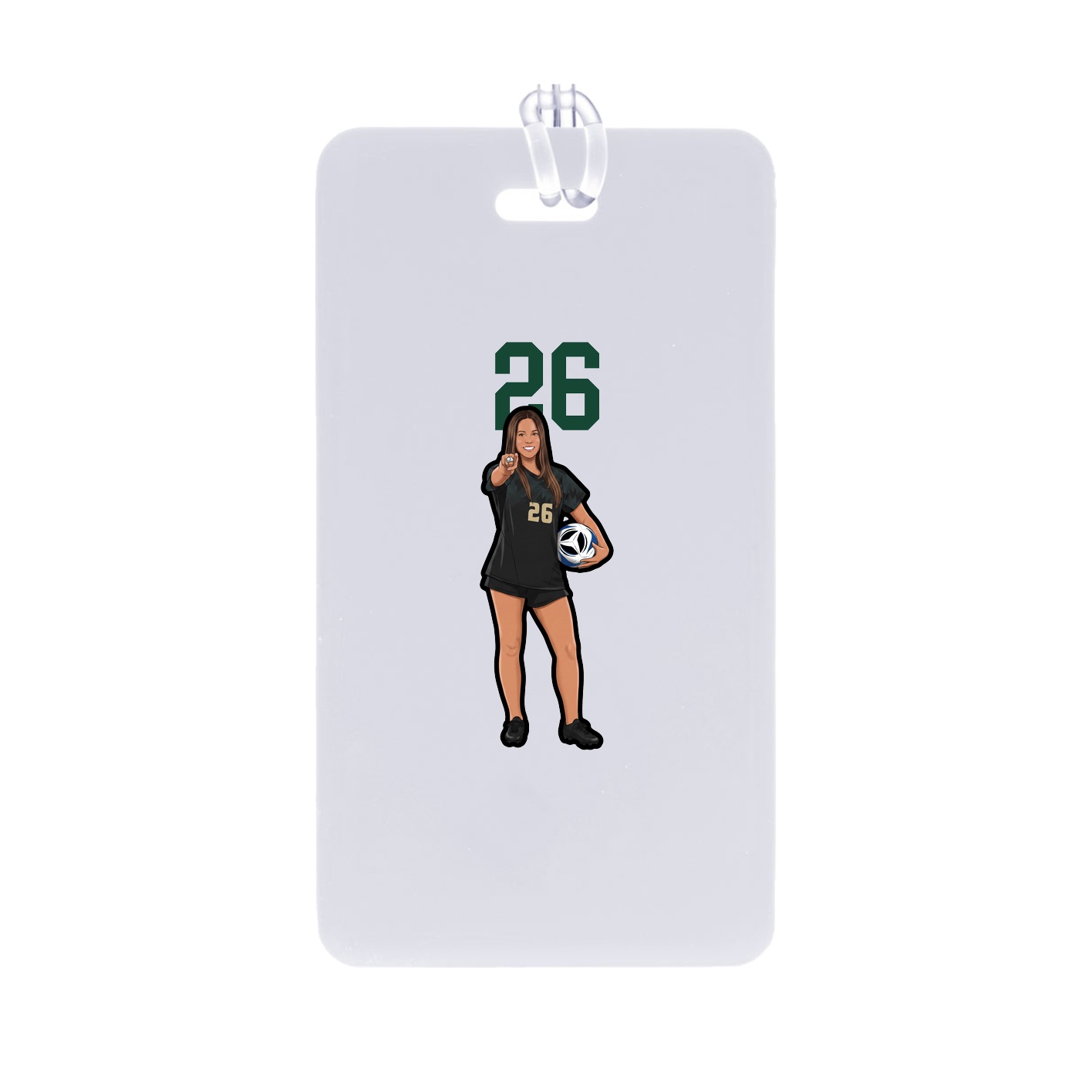 Bag Tag — Number Top in Classic