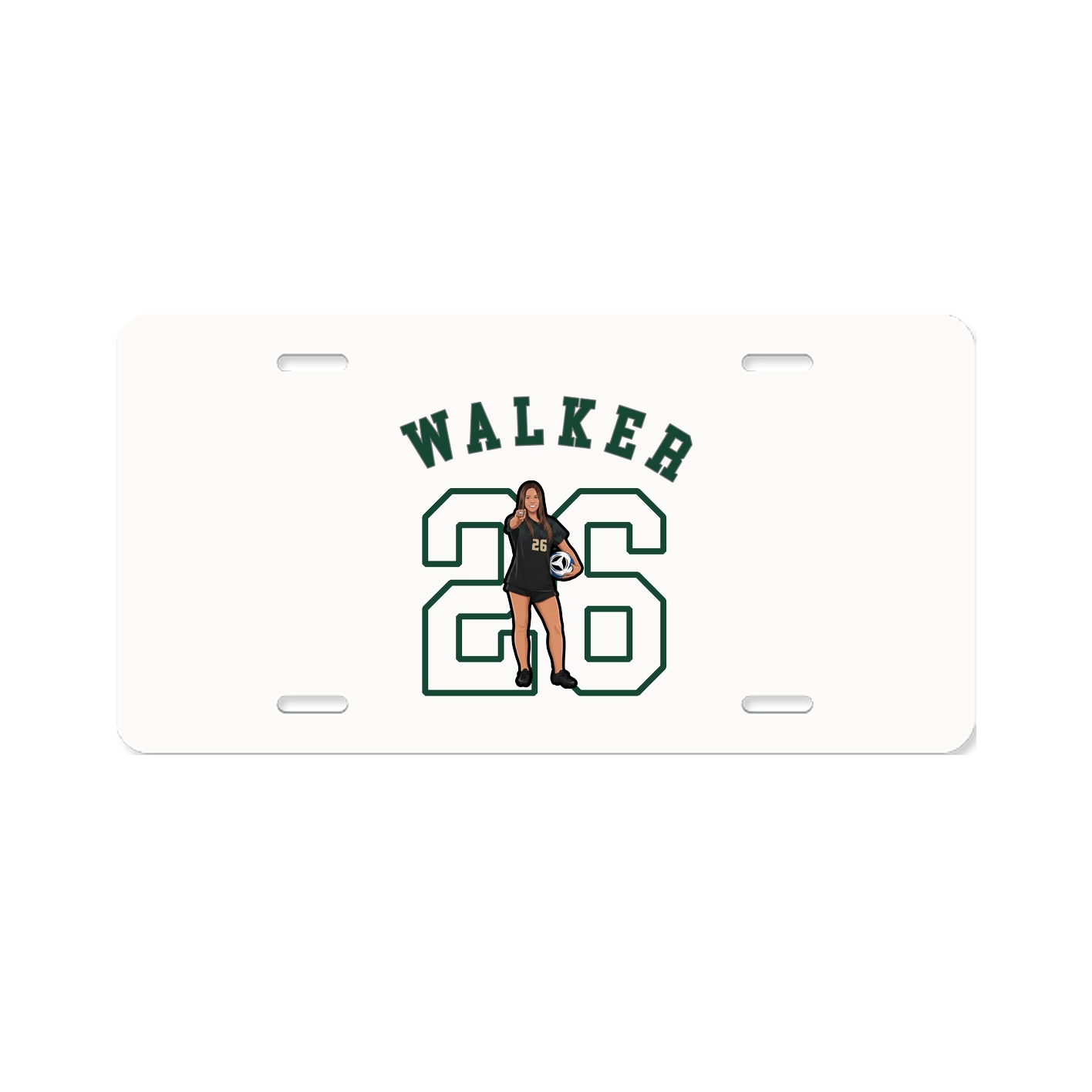 License Plate — Shirsey Arch in Classic
