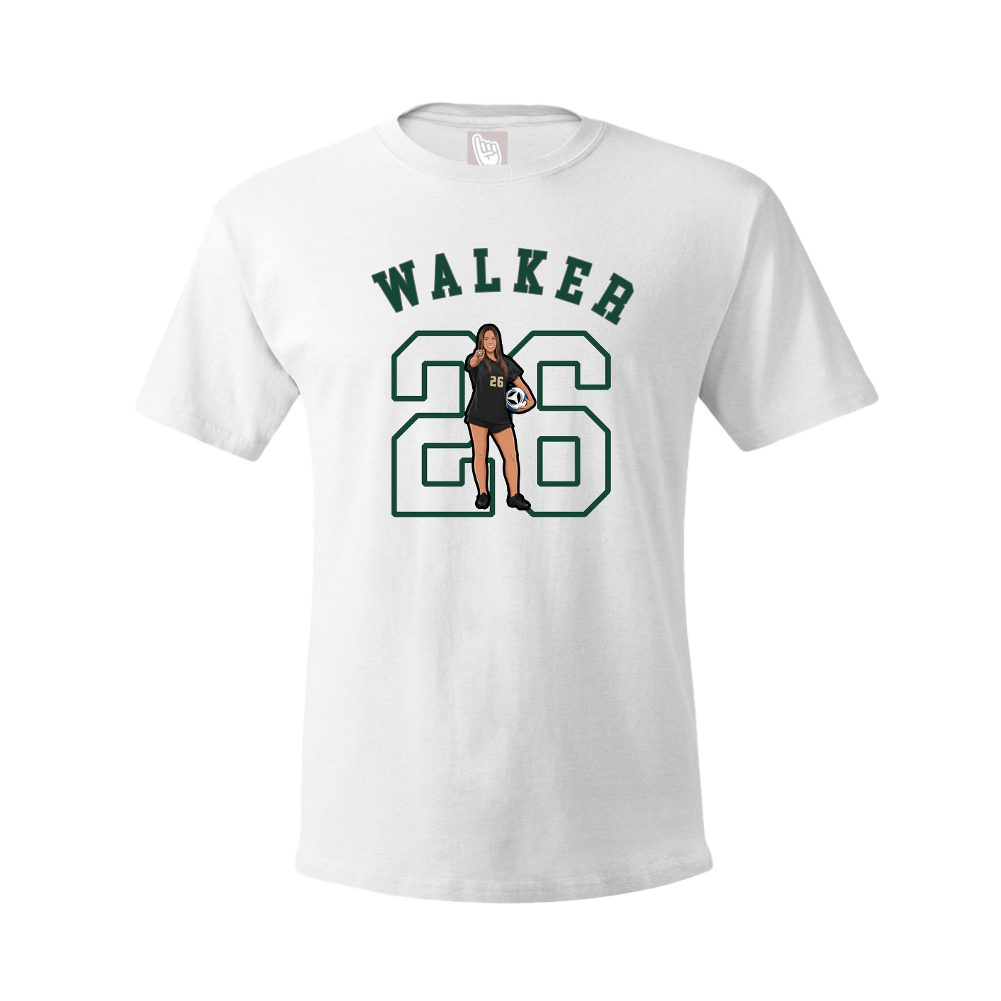 Tee — Shirsey Arch in White