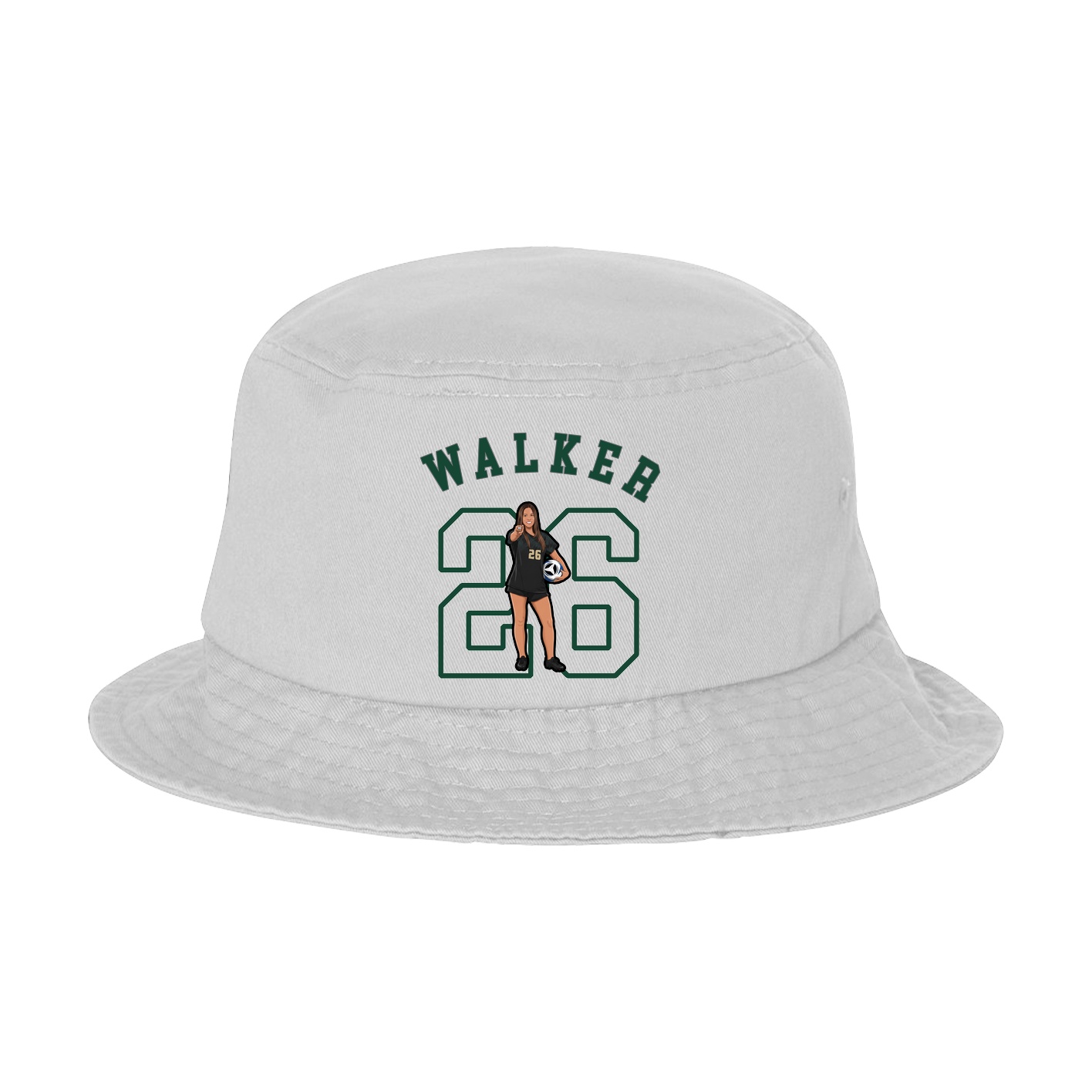 Bucket Cap — Shirsey Arch in White
