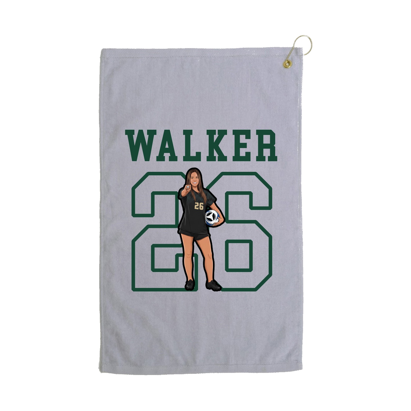 Golf Towel — Shirsey in Grey