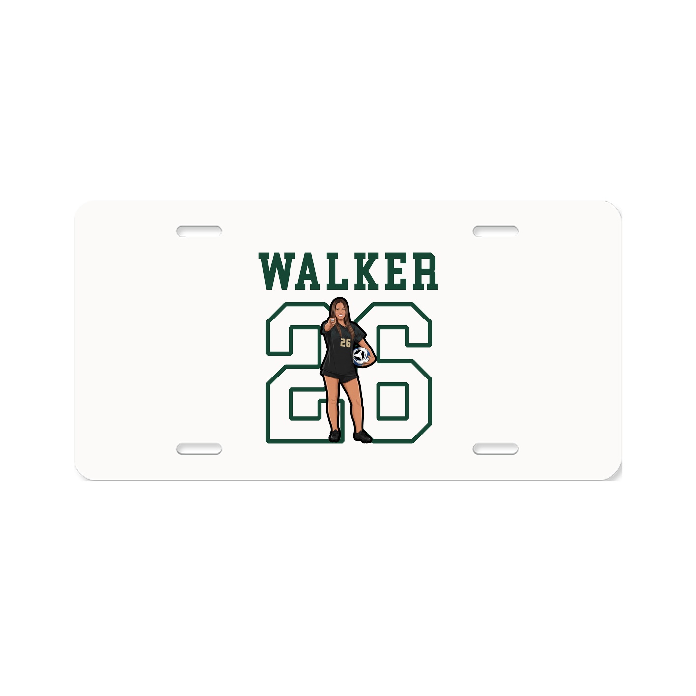 License Plate — Shirsey in Classic