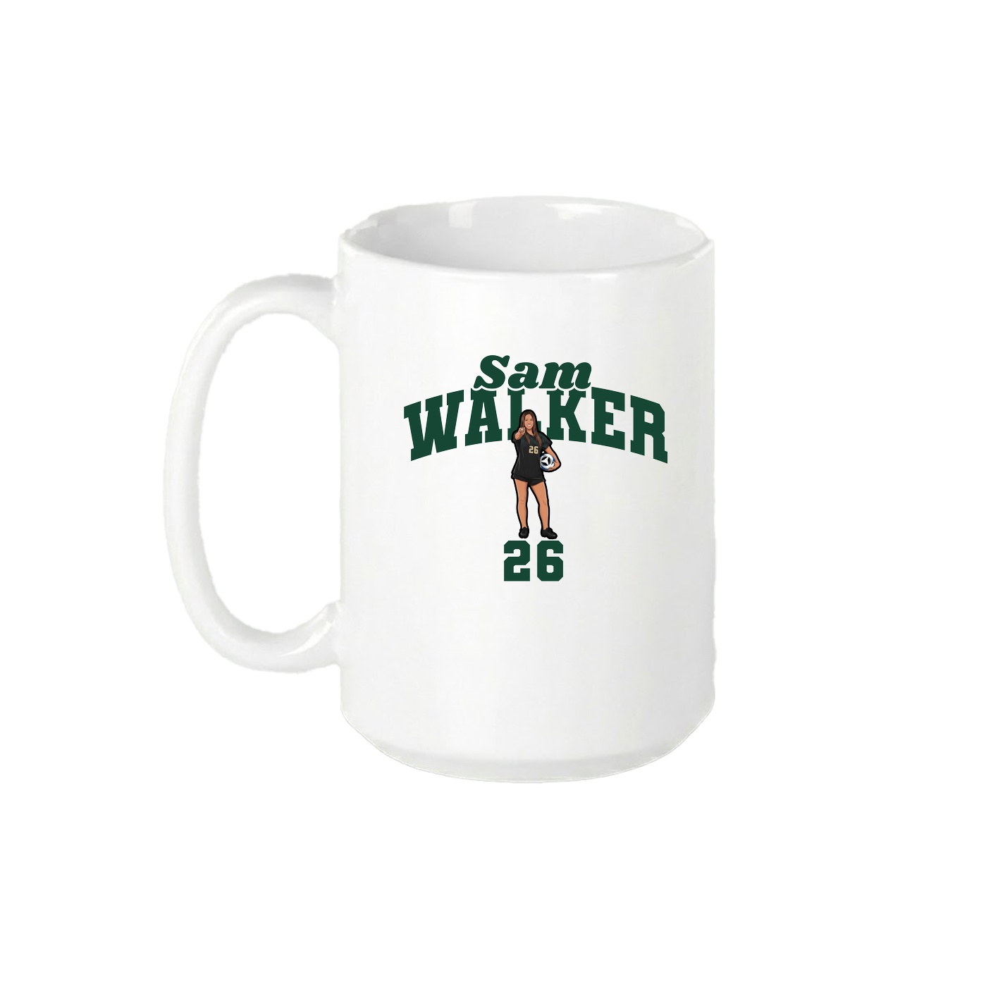 15oz Coffee Mug — Signature Arch in White