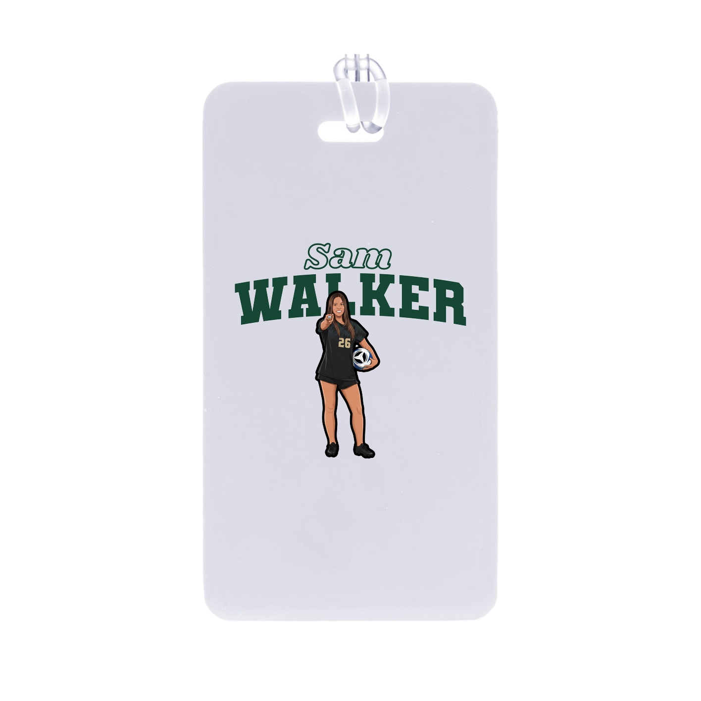 Bag Tag — Name Arch in Classic