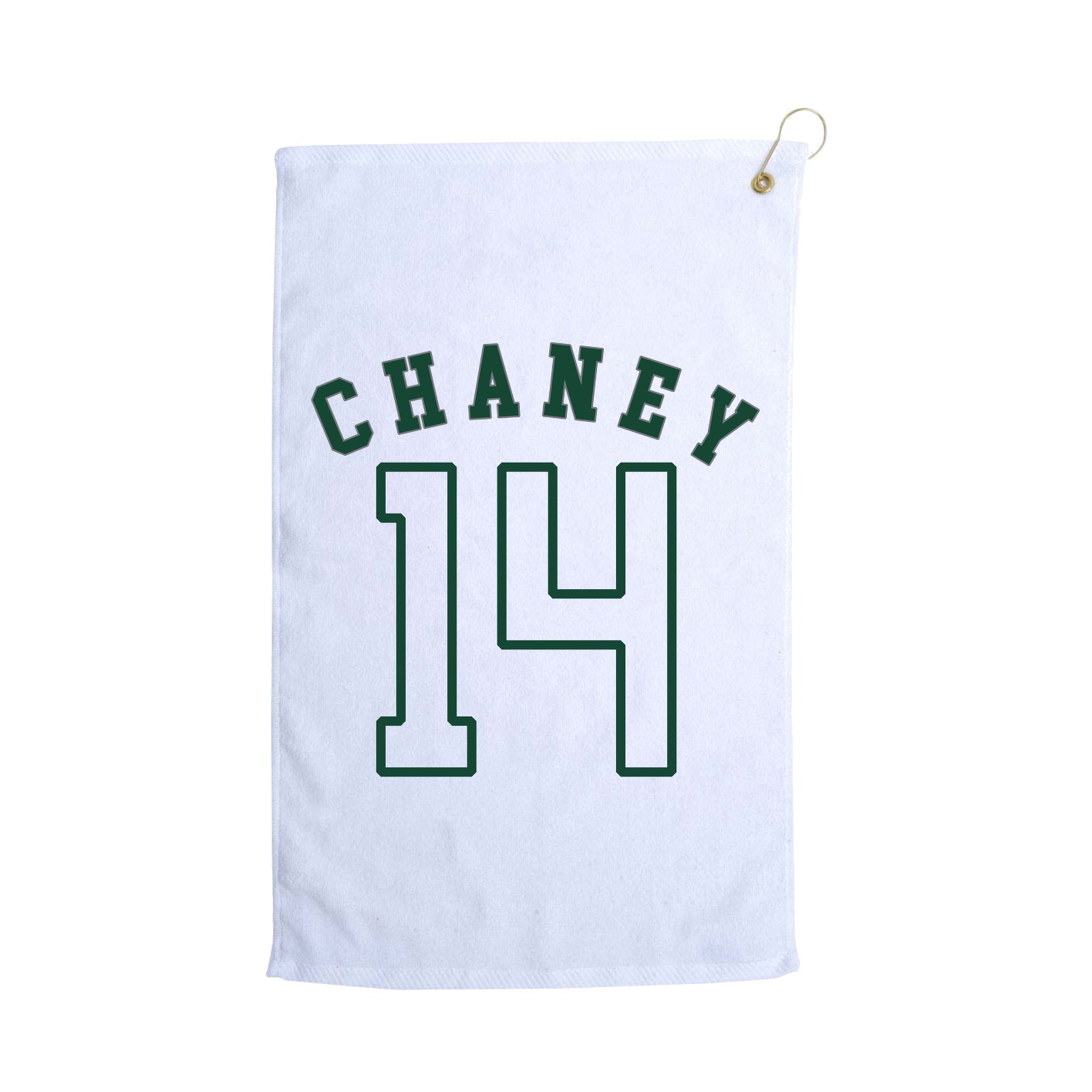 Golf Towel — Shirsey Arch in White