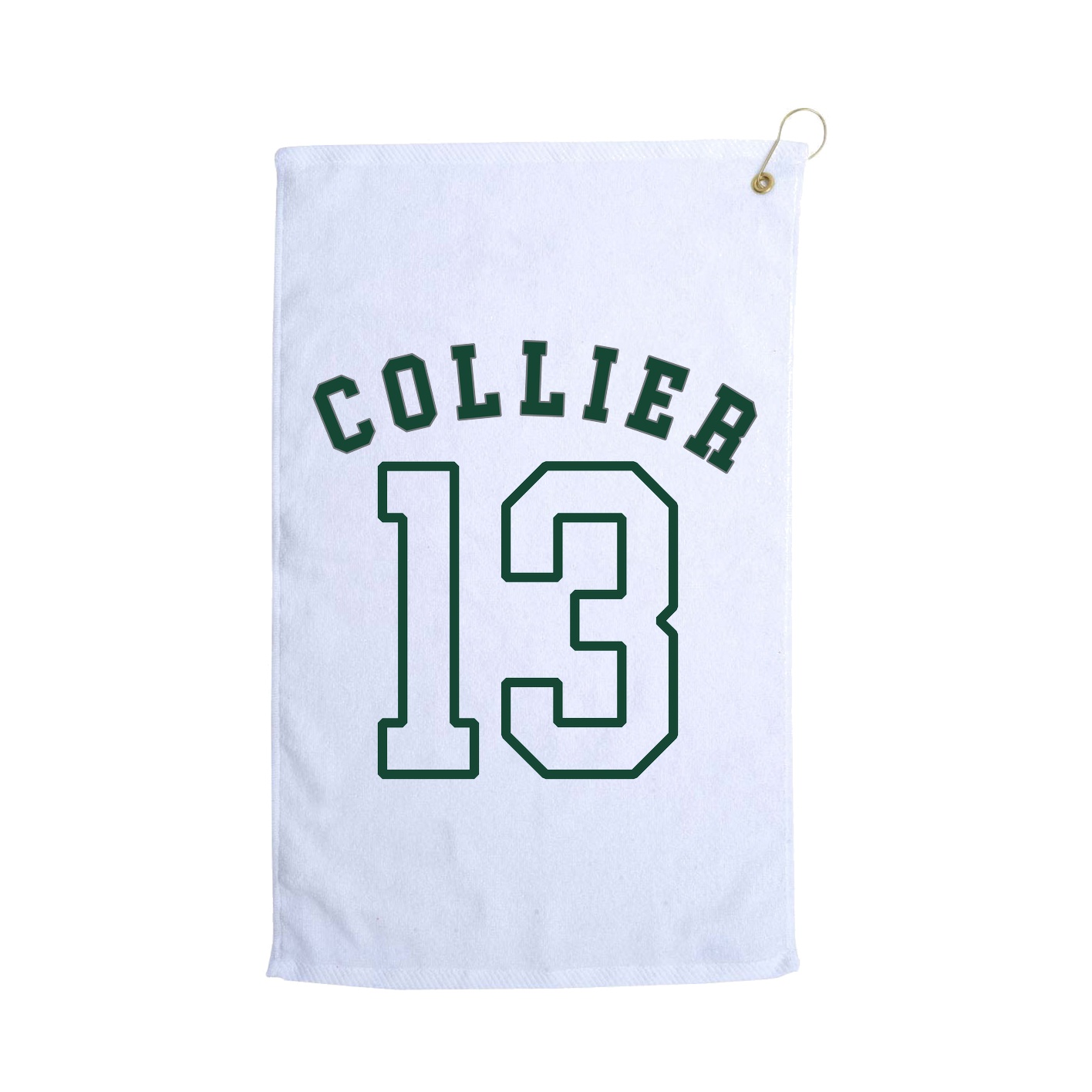 Golf Towel — Shirsey Arch in White