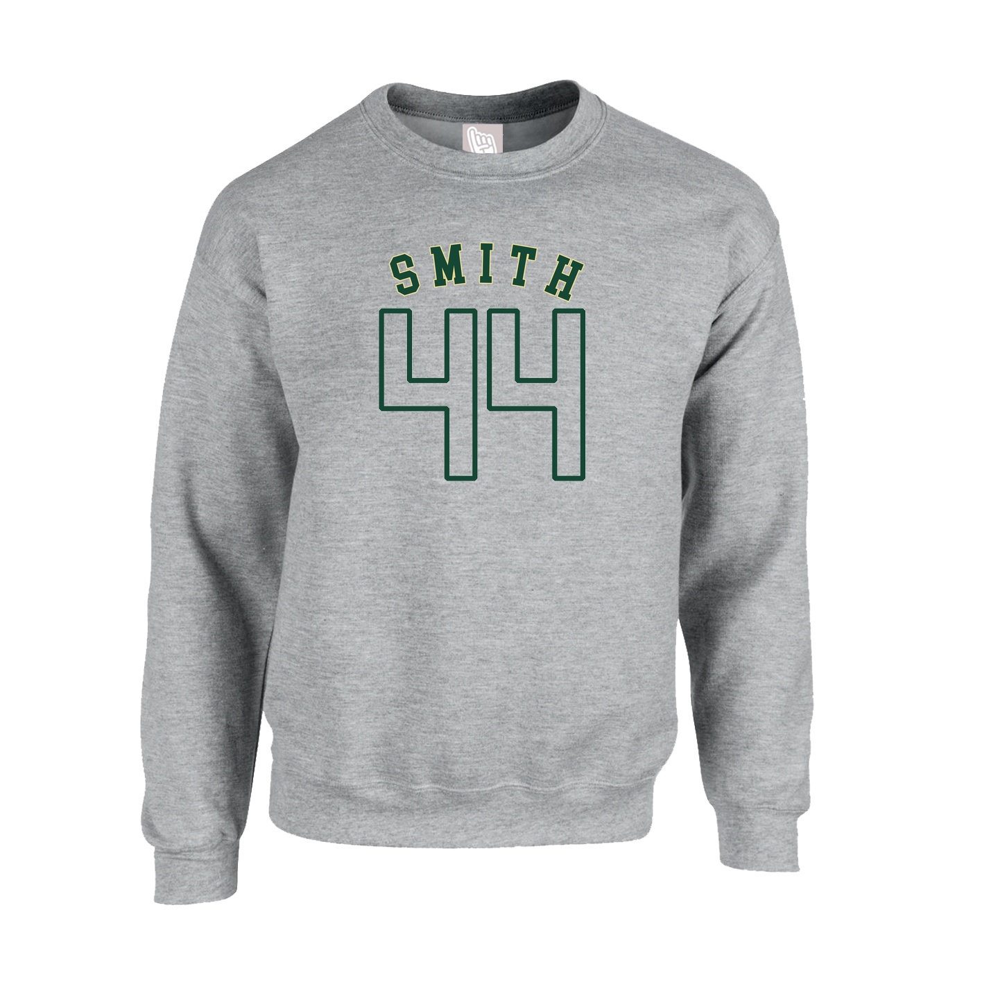 Fleece Crew — Shirsey Arch in Grey