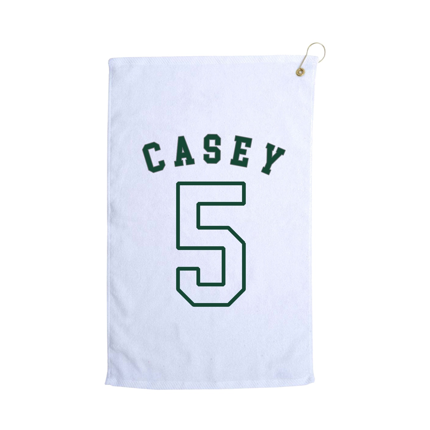 Golf Towel — Shirsey Arch in White