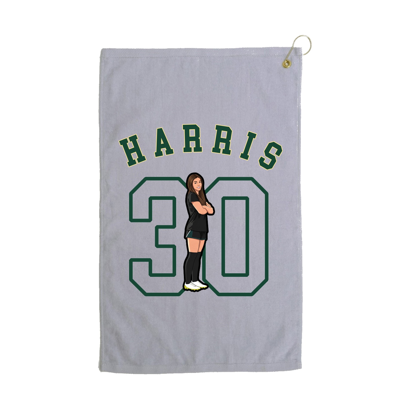 Golf Towel — Shirsey Arch in Grey