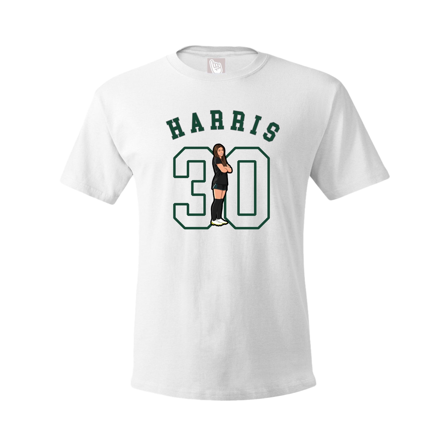 Youth Tee — Shirsey Arch in White