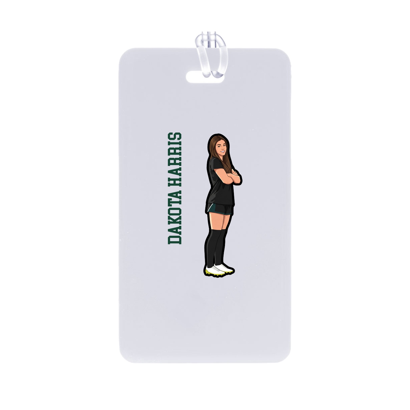 Bag Tag — Name Vertical in Classic