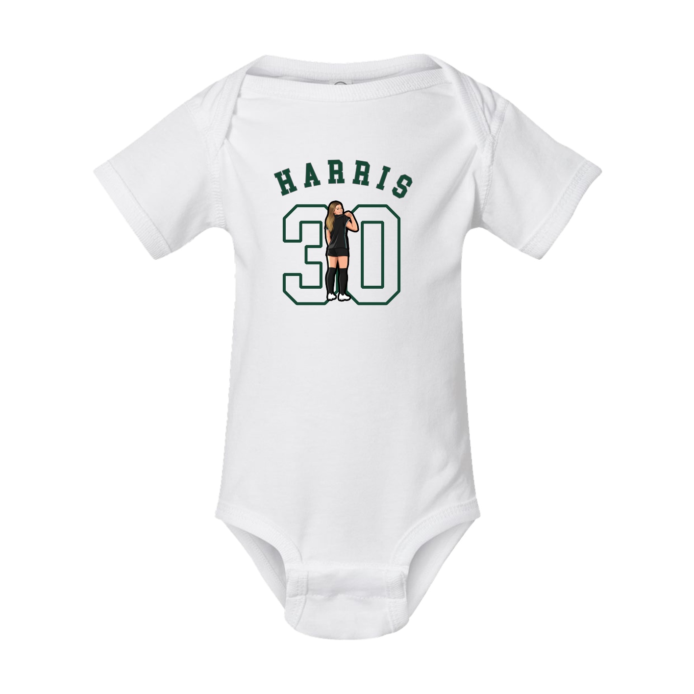 Baby Onesie — Shirsey Arch in White