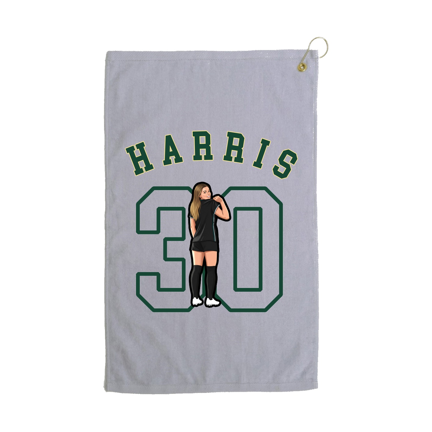 Golf Towel — Shirsey Arch in Grey