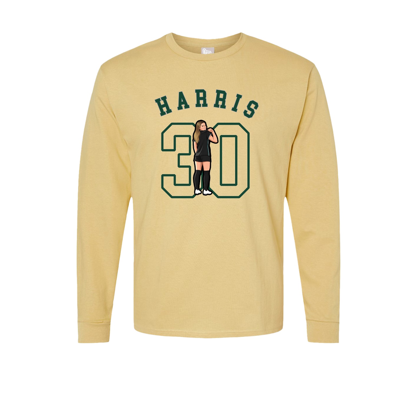 Long Sleeve Tee — Shirsey Arch in Vegas Gold