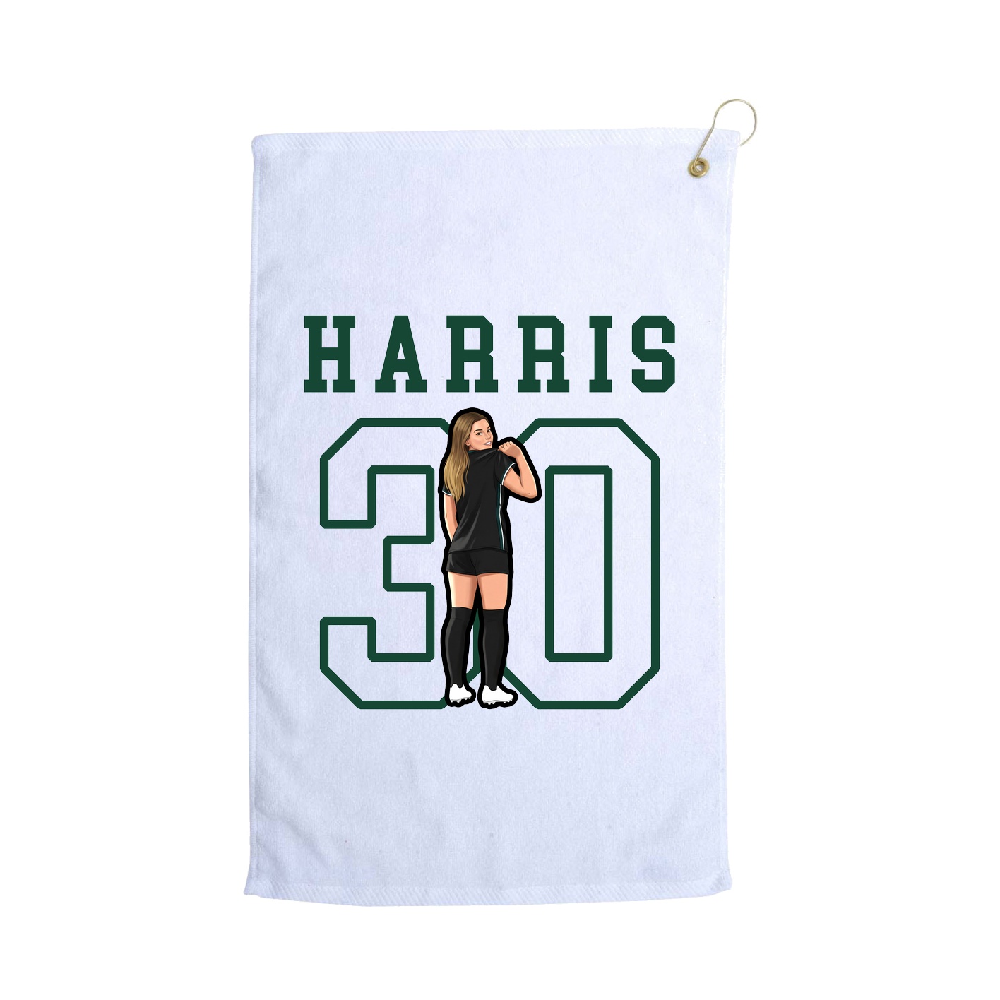 Golf Towel — Shirsey in White