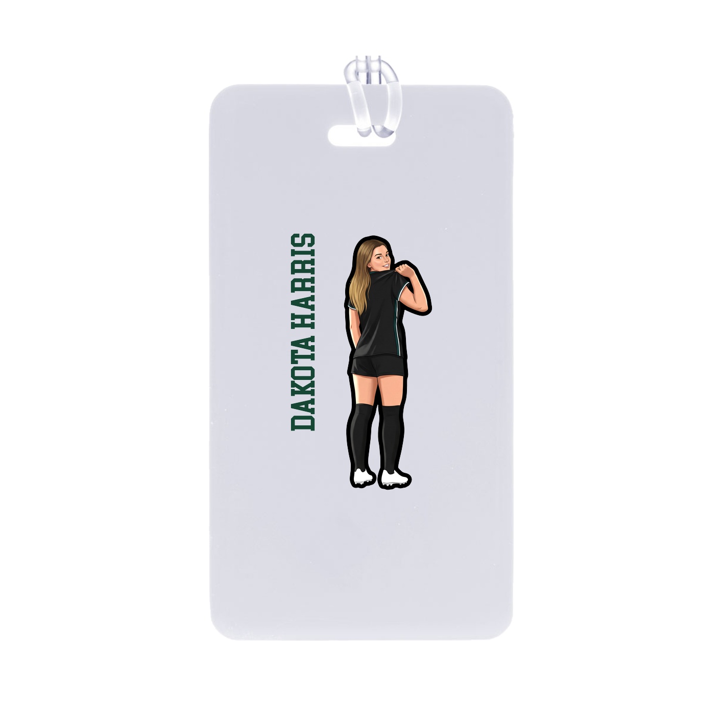 Bag Tag — Name Vertical in Classic