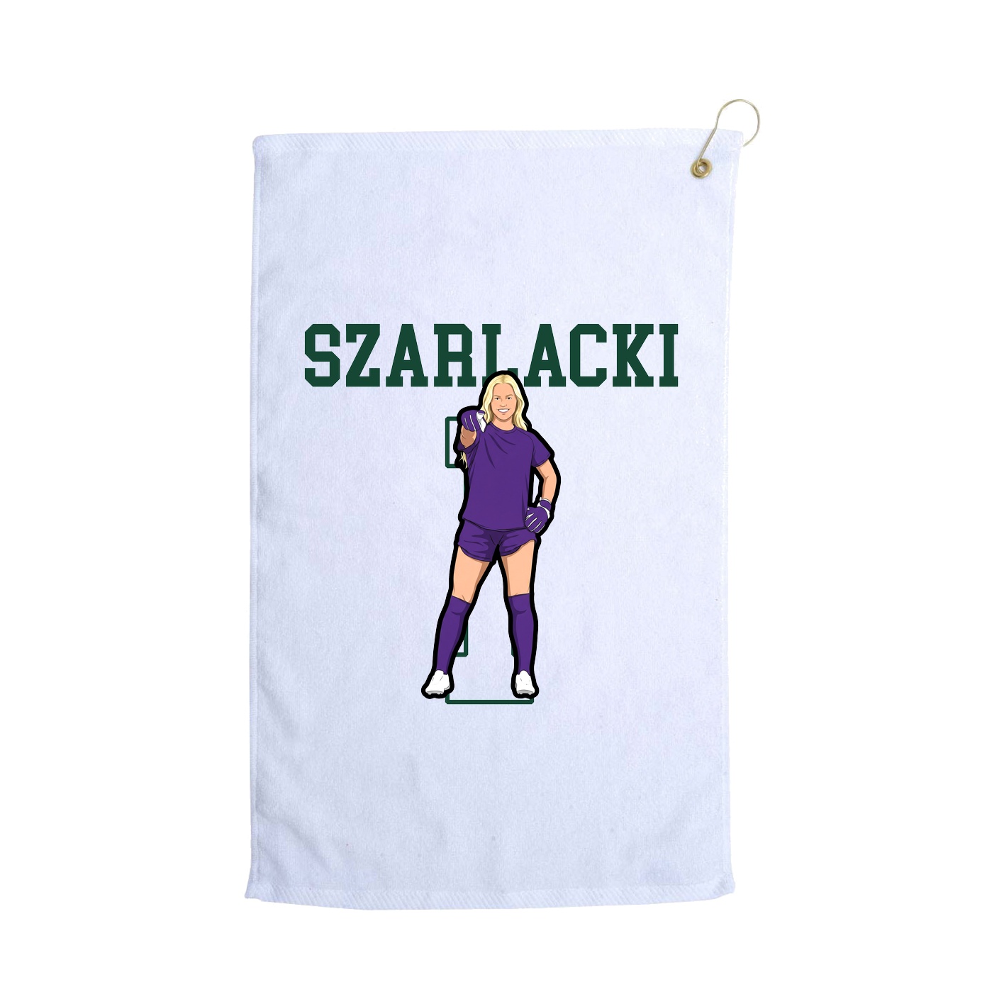 Golf Towel — Shirsey in White