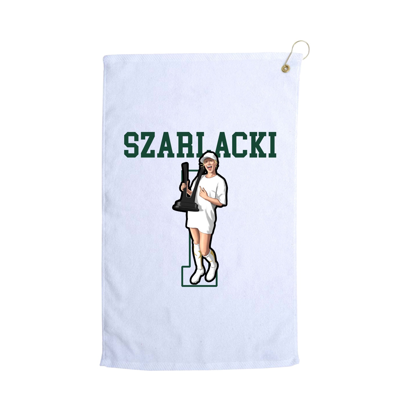 Golf Towel — Shirsey in White