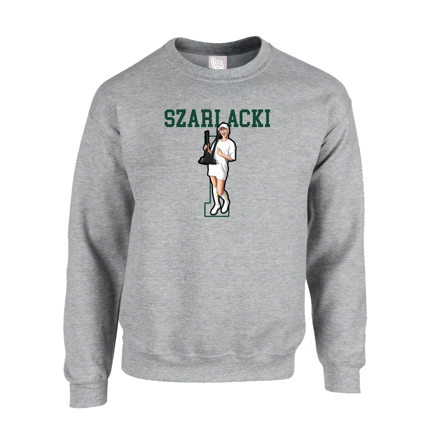 Fleece Crew — Shirsey in Grey