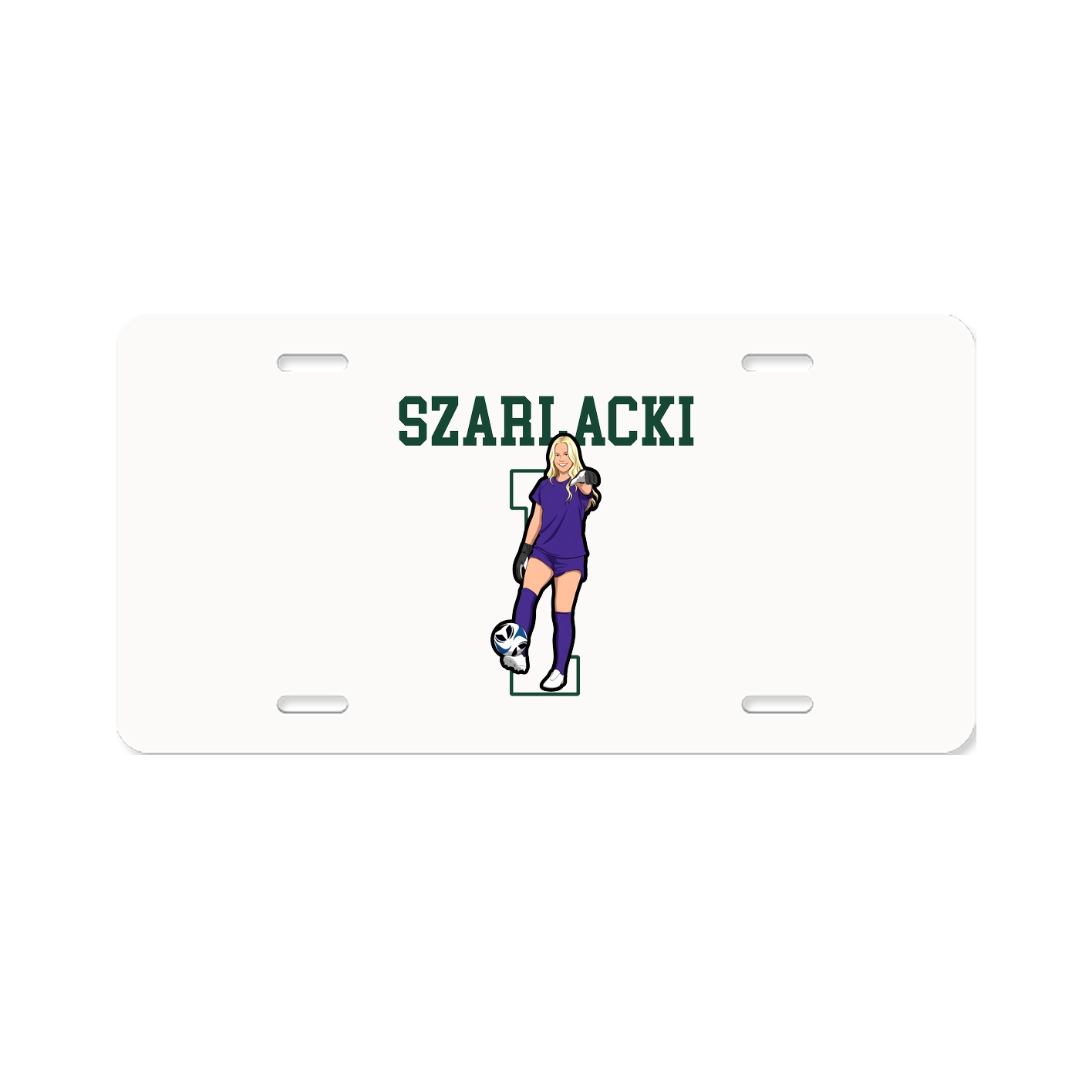 License Plate — Shirsey in Classic