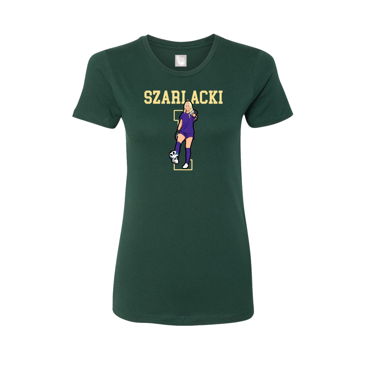 Fitted Women's Tee — Shirsey in Green