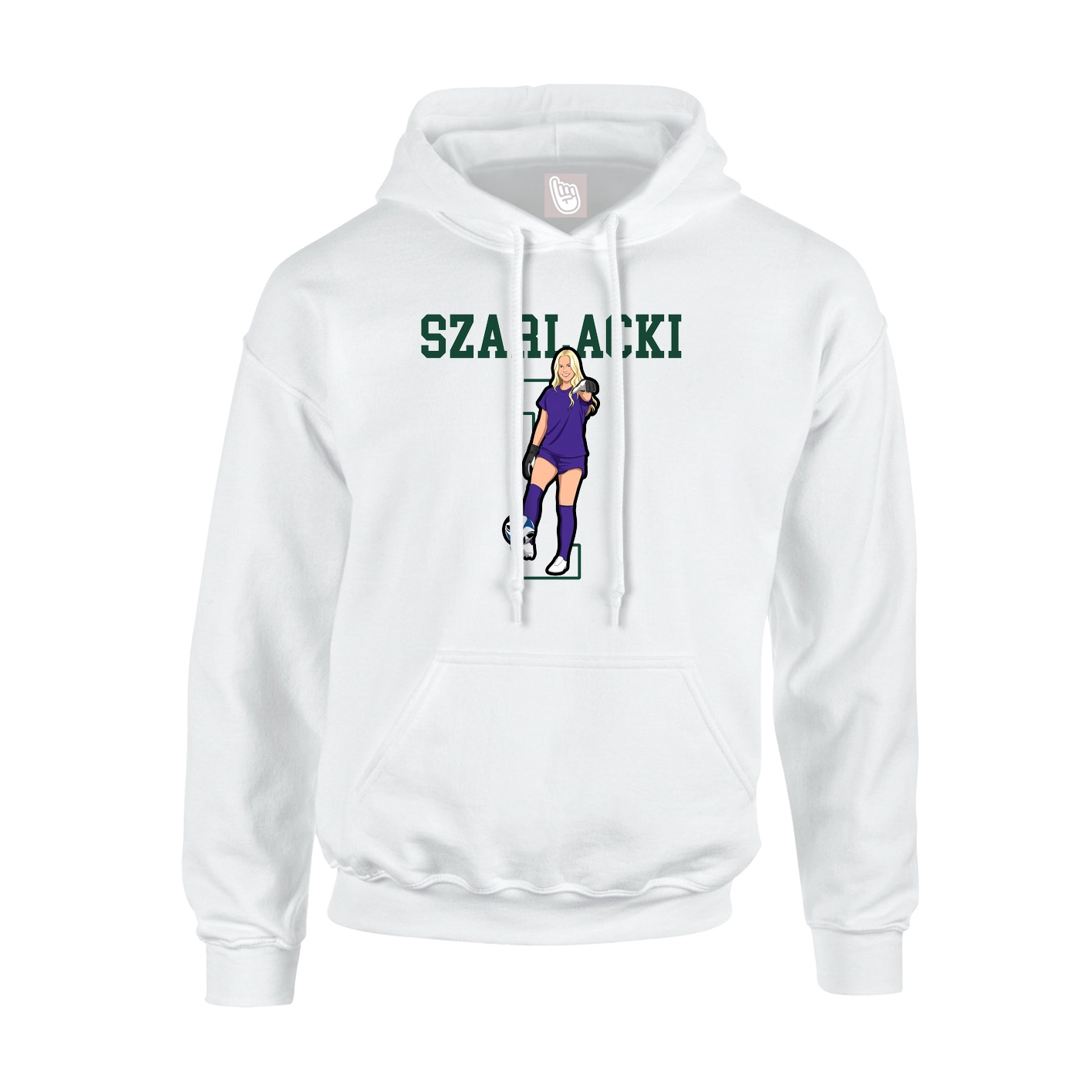Hoodie — Shirsey in White