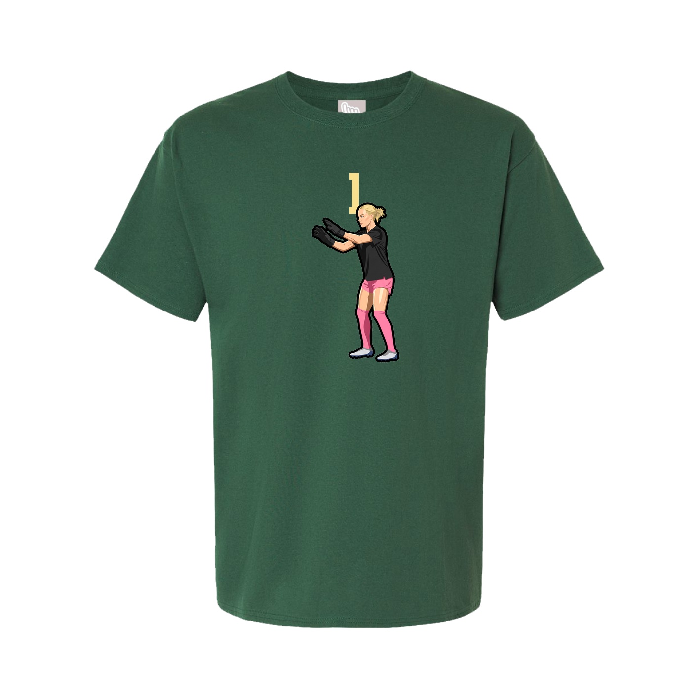 Tee — Number Top in Green