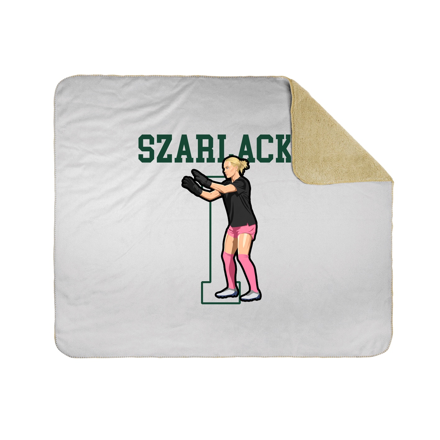 Throw Blanket — Shirsey in White