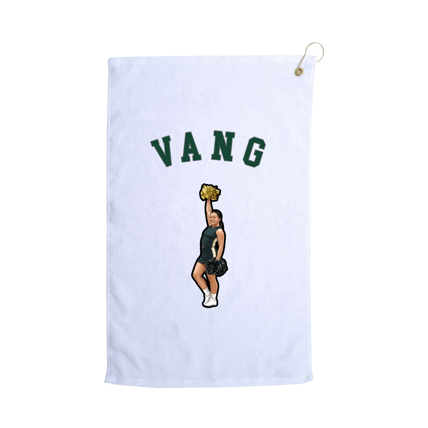 Golf Towel — Shirsey Arch in White