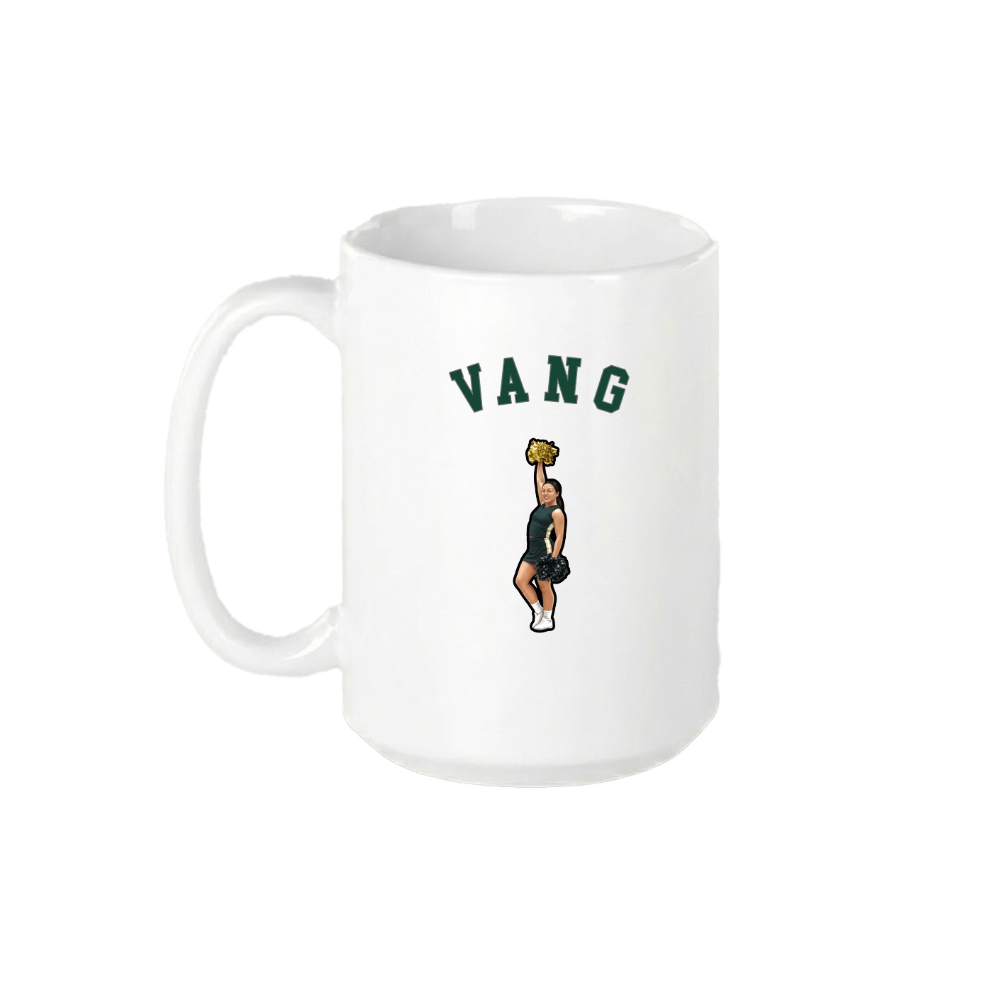 15oz Coffee Mug — Shirsey Arch in White