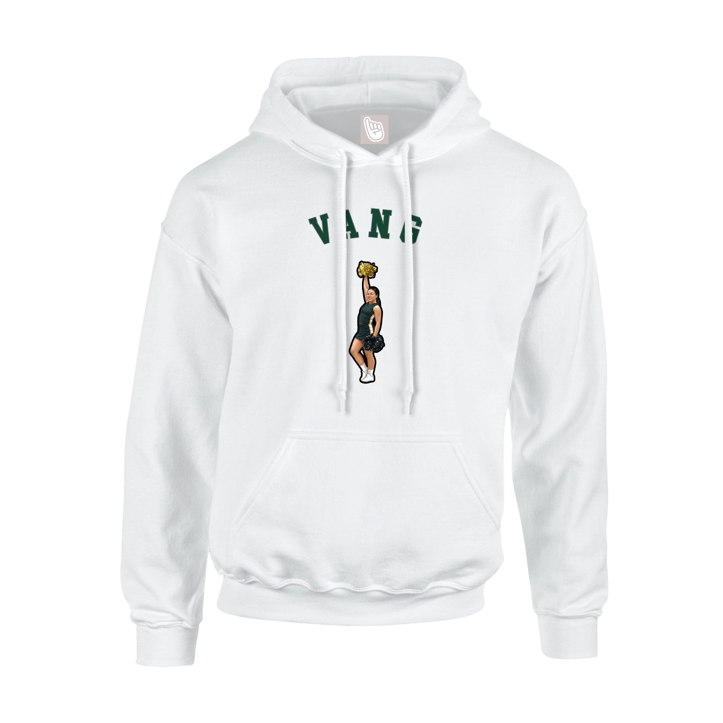 Hoodie — Shirsey Arch in White