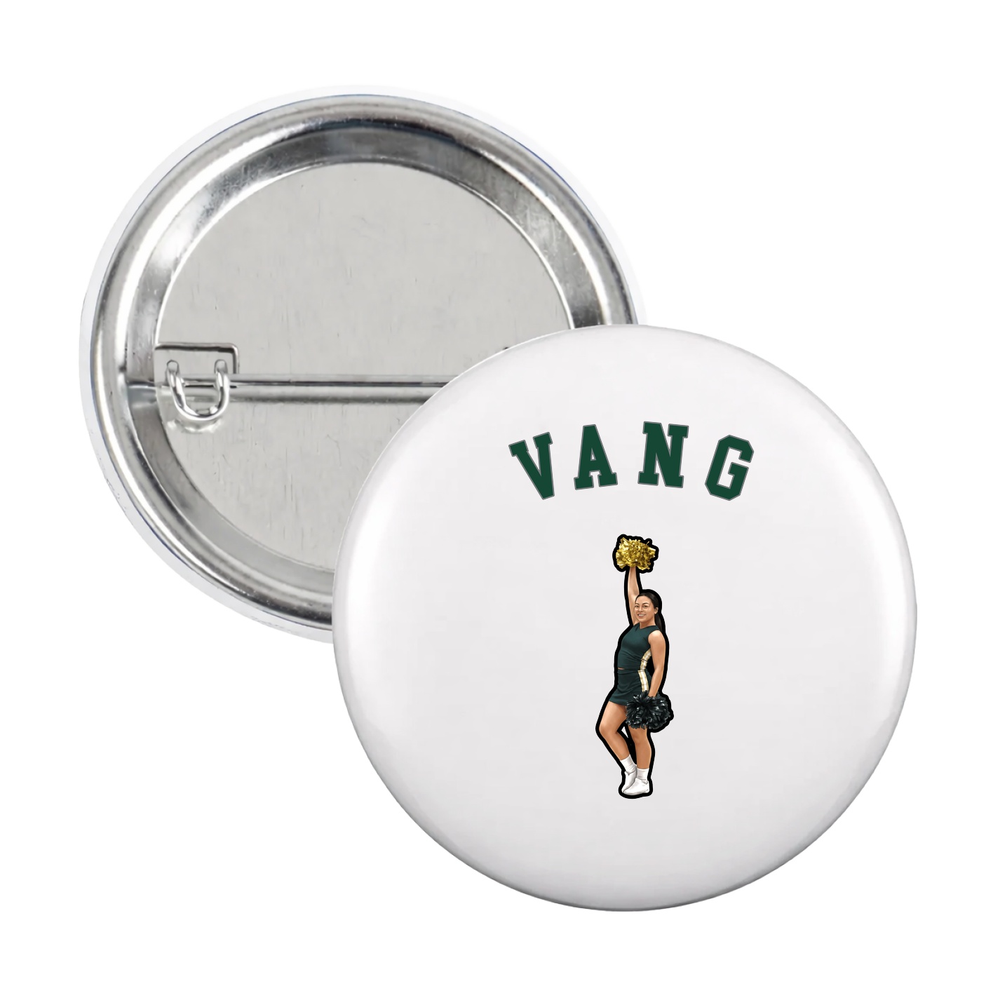 Game Day Button — Shirsey Arch in White