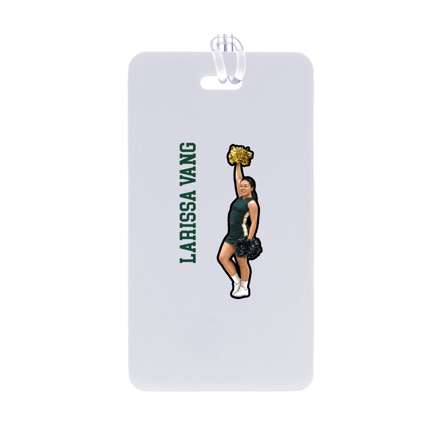 Bag Tag — Name Vertical in Classic
