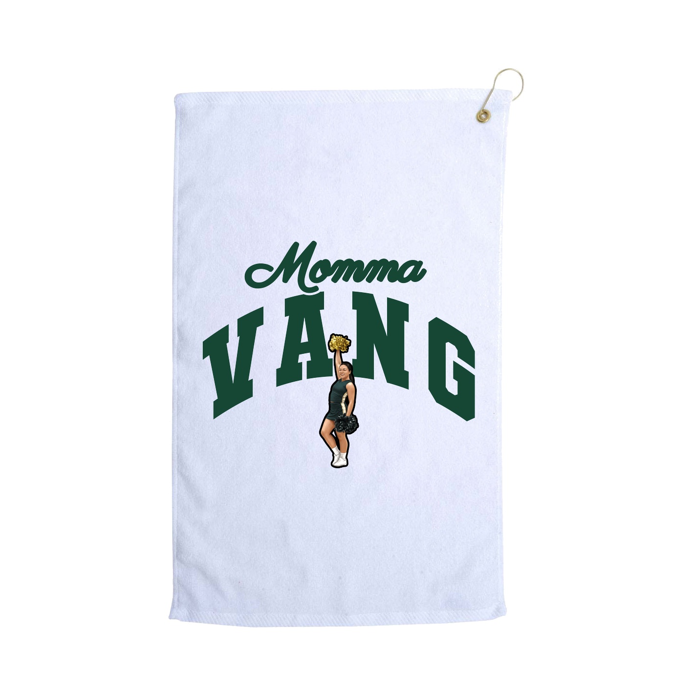 Golf Towel — Mothers Day Arch in White