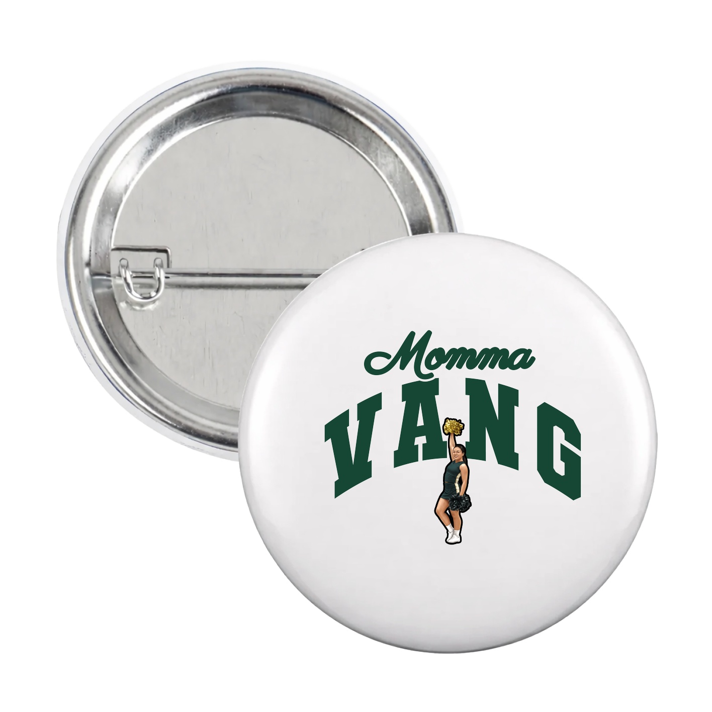 Game Day Button — Mothers Day Arch in White