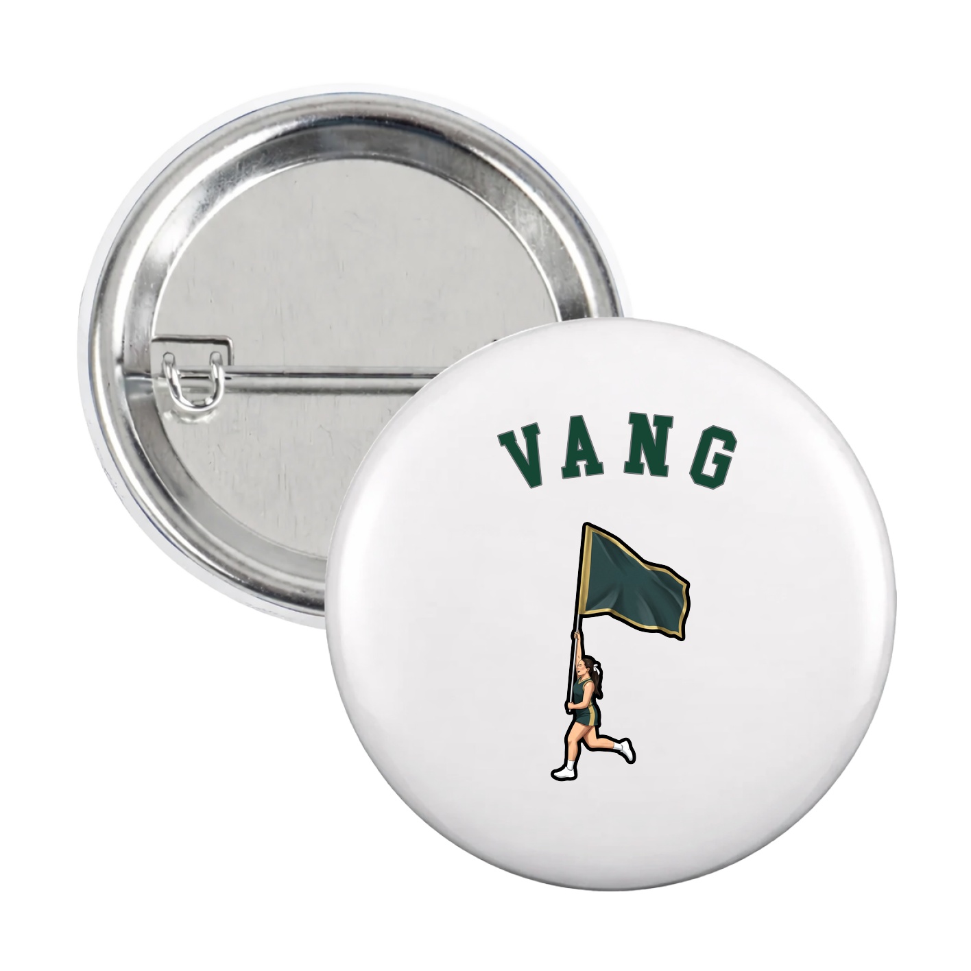 Game Day Button — Shirsey Arch in White