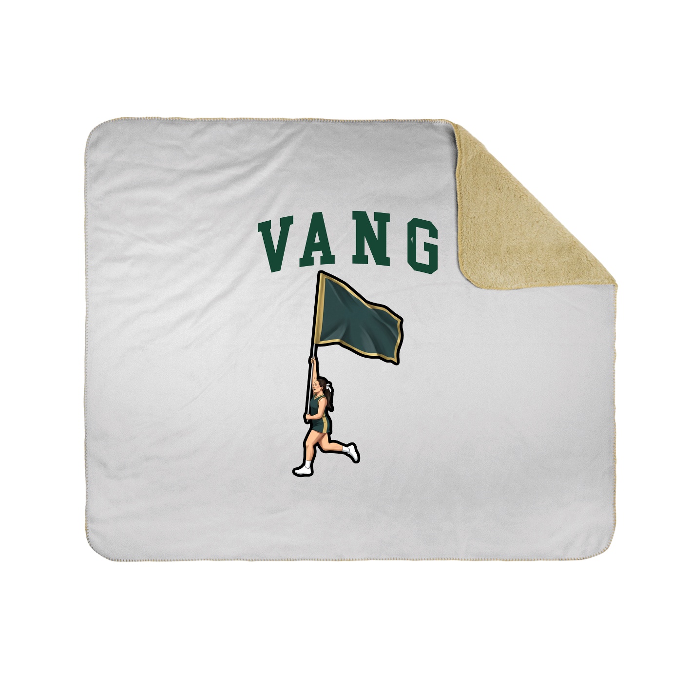 Throw Blanket — Shirsey in White