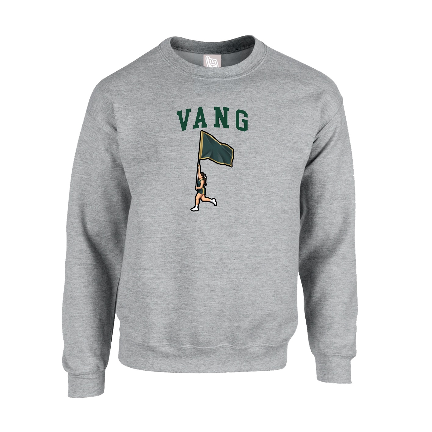 Fleece Crew — Shirsey in Grey