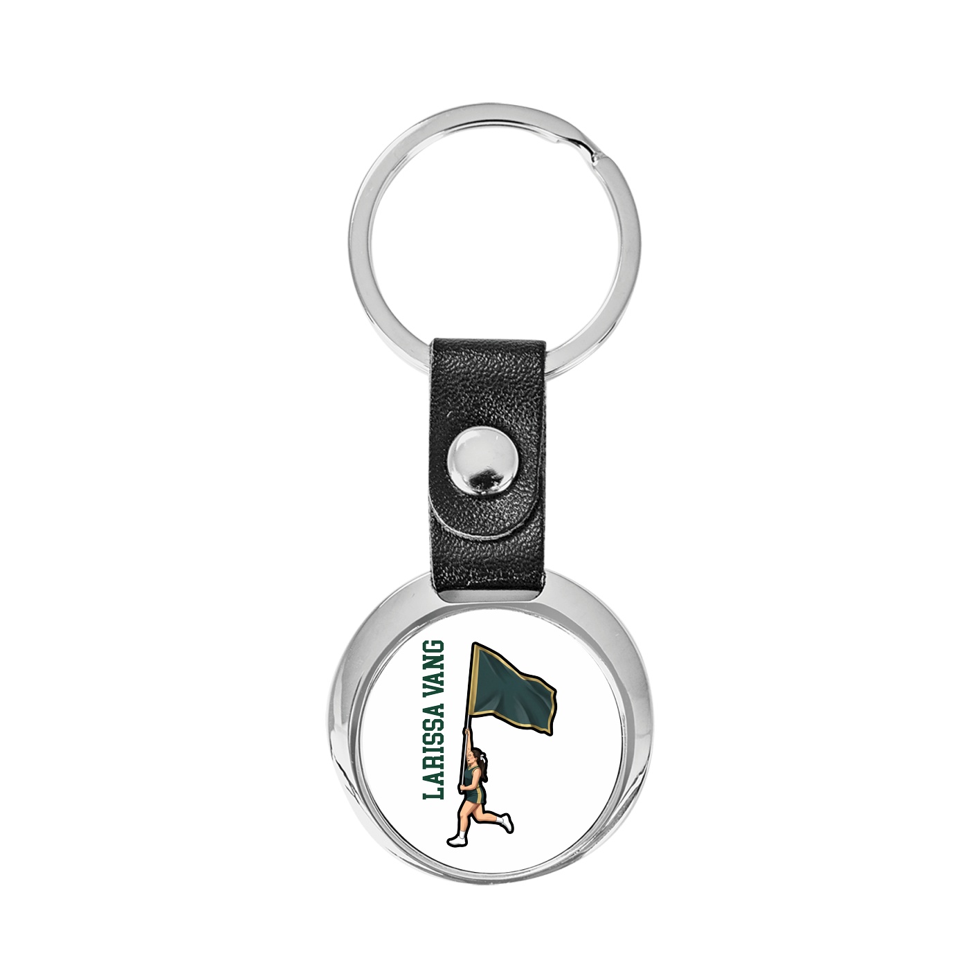 Key Chain — Name Vertical in Classic