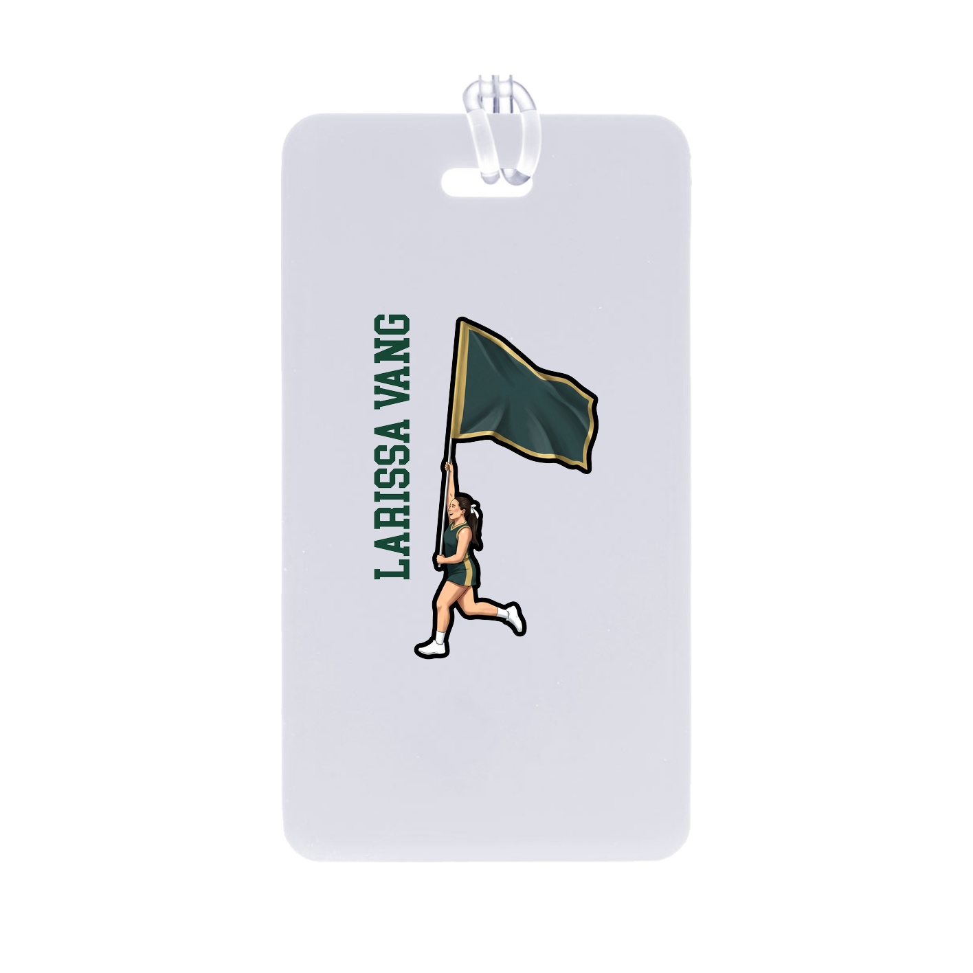 Bag Tag — Name Vertical in Classic