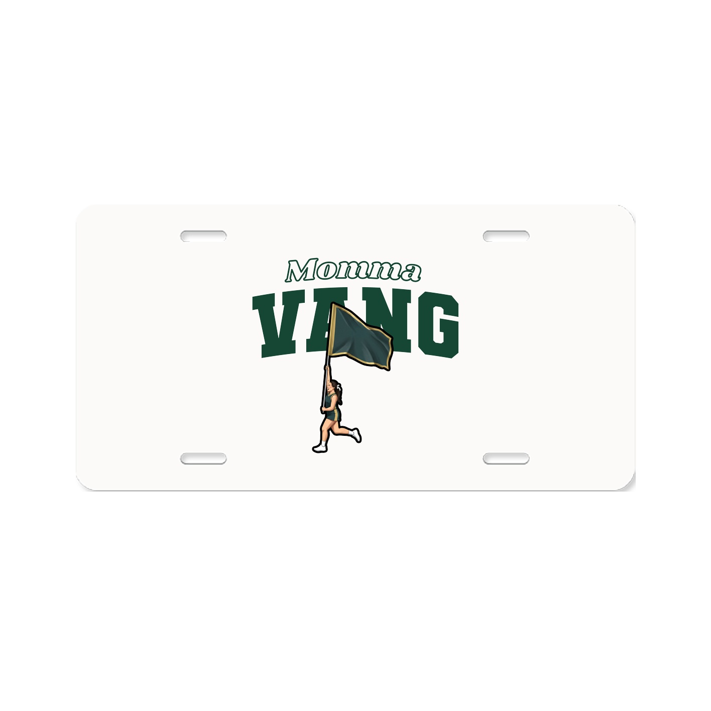 License Plate — Mothers Day Block in Classic
