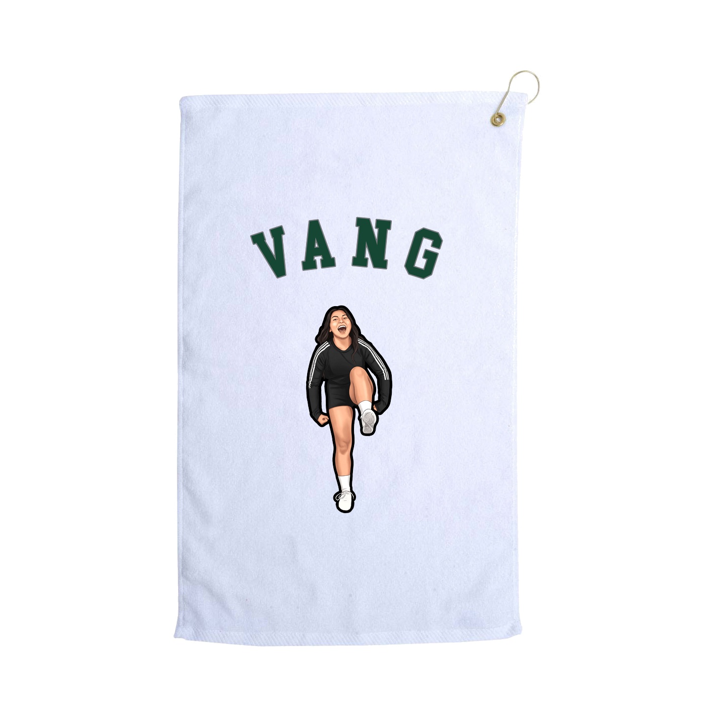 Golf Towel — Shirsey Arch in White