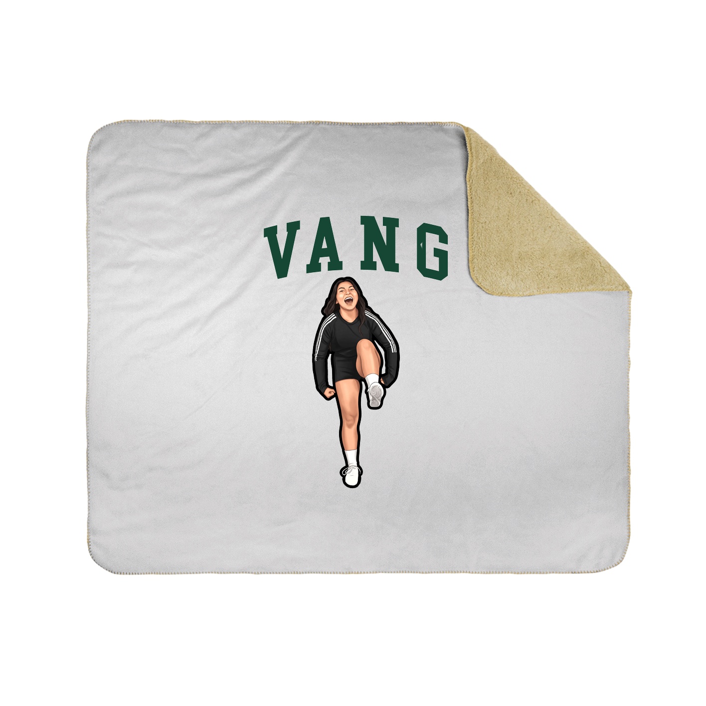 Throw Blanket — Shirsey in White